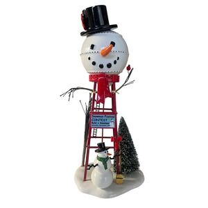 Department 56 Snow Village Snowman Water Tower 800013 Retired